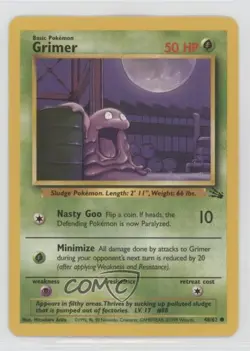 Grimer Pokemon Fossil #48 1999 - Image 1