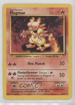 Magmar Pokemon Base Set #36 1999 - Image 1