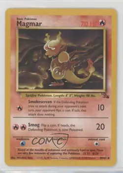Magmar Pokemon Fossil #39 1999 - Image 1