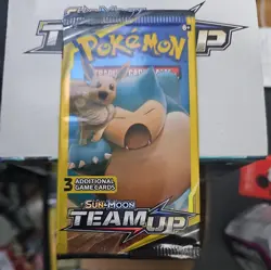 Pokemon Sun & Moon Team Up Sealed Booster Pack - Unweighed & Untampered - Image 1