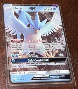 Pokemon TCG Celestial Storm Sun Moon Articuno GX 31/168 Holo - Image 1