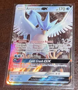 Pokemon TCG Celestial Storm Sun Moon Articuno GX 31/168 Holo - Image 2