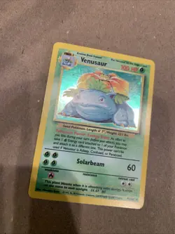 Pokemon TCG Vintage Venusaur Holo 15/102 Base Set Unlimited 1999 - Image 2