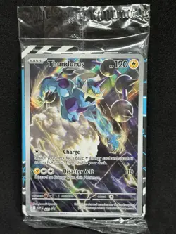Pokemon-Thundurus 209 Scarlet & Violet Promo SEALED - Image 1