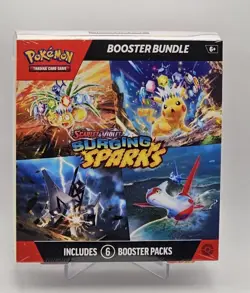 Pokemon TCG Scarlet & Violet Surging Sparks Booster Bundle 6 Packs, New Sealed - Image 1