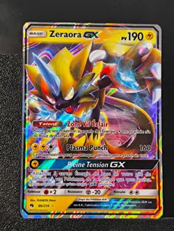 Carte Pokemon Zeraora GX 86/214 SL8 Tonnerre Perdu Soleil et Lune - Image 2