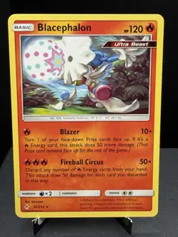 Pokemon TCG SM Unbroken Bonds Blacephalon 32/214 Regular Rare NM! - Image 1