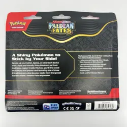 Pokemon Paldean Fates Tech Sticker Collection 3 Booster Pack Blister- Fidough - Image 2