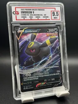 CG Mint+ 9.5 2022 POKEMON ENGLISH #SWSH203 UMBREON V EEVEE HEROES TIN - Image 1