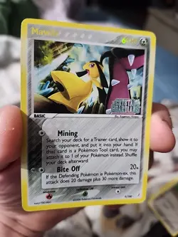 Mawile 9/100 Holo Rare Stamped Pokemon HP Ex Crystal Guardians 2005 - Image 1