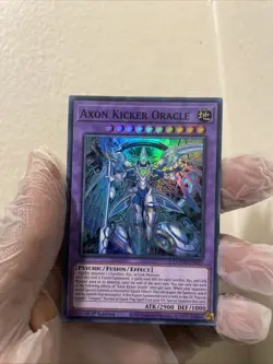 Yugioh! Axon Kicker Oracle DOOD-EN037 Super Rare 1st Edition - Image 1