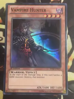 Yugioh: Vampire Hunter - SHSP-EN034 - Super Rare - 1st Edition - NM - Image 1