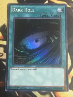 Yugioh: Dark Hole - DESO-EN042 - Super Rare - 1st Edition - NM - Image 1