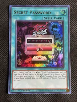 YuGiOh! - Secret Password RA04-EN095 Ultra Rare 1st Edition Near Mint - Image 1