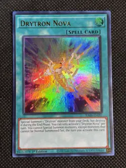 YuGiOh! - Drytron Nova RA04-EN097 Ultra Rare 1st Edition Near Mint - Image 1