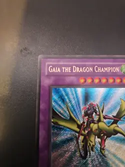 Gaia The Dragon Champion Secret - LOB-125 Yugioh Card - Image 4