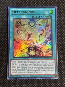 YuGiOh! - Metaltronus RA04-EN100 Ultra Rare 1st Edition Near Mint - Image 1