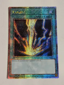 Raigeki RA03-EN083 Quarter Century Secret Rare Yugioh 1st Edition NM - Image 1