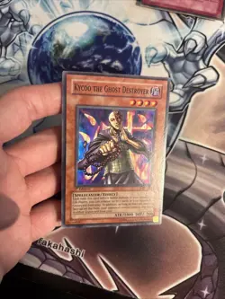 (21) Yugioh Kycoo the Ghost Destroyer LON-062 Super Rare 1st Ed MP - Image 2