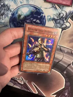 (21) Yugioh Kycoo the Ghost Destroyer LON-062 Super Rare 1st Ed MP - Image 3
