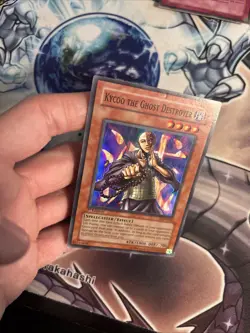 (21) Yugioh Kycoo the Ghost Destroyer LON-062 Super Rare 1st Ed MP - Image 4
