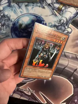 (21) Yugioh - D.D Warrior Lady Super Rare Unlimited Ed. DCR-027 MP - Image 4