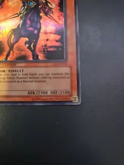 Swift Gaia the Fierce Knight CT1-EN004 Secret Rare 2004 Tin Yugioh Card MP - Image 2