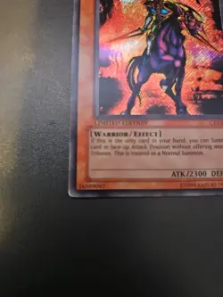 Swift Gaia the Fierce Knight CT1-EN004 Secret Rare 2004 Tin Yugioh Card MP - Image 3