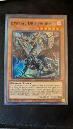 Yugioh Bystial Druiswurm Super Rare 1st Edition DABL-EN008 NM - Image 1