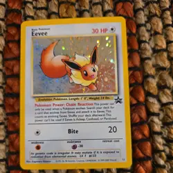 Pokemon Cards | EEVEE 11 | HOLO | Black Star Promo | Wizards of the Coast | TCG - Image 1