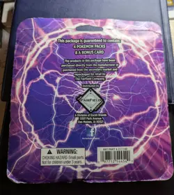 Pokemon TCG Lightning Set 4 Pack + Bonus Card Sealed - Image 2