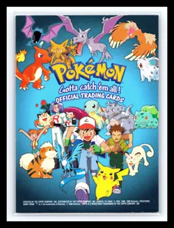 💥 1999 Topps Pokemon TV Animation Series 1 # NNO Checklist Card Vintage - Image 1