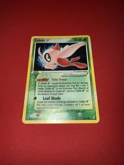 Pokemon Card Holo Celebi Gold Star 100/100 HP/Damaged ex Crystal Guardians - Image 4