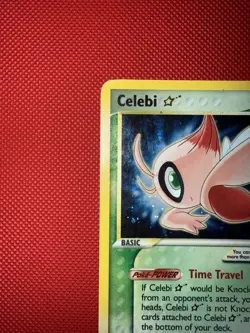 Pokemon Card Holo Celebi Gold Star 100/100 HP/Damaged ex Crystal Guardians - Image 5