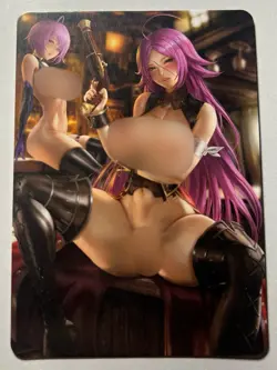 SEXY HEROINE WAIFU Francis Drake & Mash Kyrielight FATE ACG PREMIUM HOLO CARD NM - Image 2