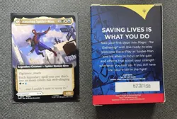 NYCC 2025 MTG Peter Parker / Amazing SPIDER-MAN PROMO Card Magic the Gathering - Image 1