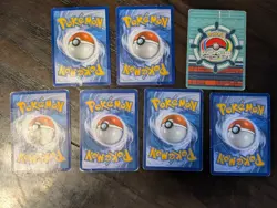Pokemon 7 Card Lot HP-DMG Shining Rayquaza, Kyogre EX - See Description - Image 2