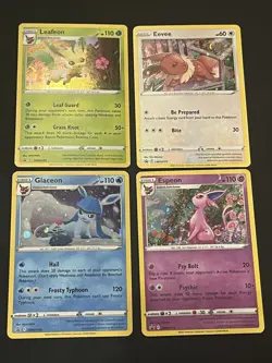 Pokemon Eeveelutions Card Lot - Espeon Eevee Glaceon Leafeon SWSH Promos NM/M - Image 1