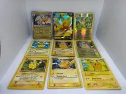 Pokemon Card Collection Pikachu Lot! Vintage - Image 1