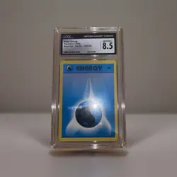 CGC 7.5 Water Energy Base Set Shadowless 1st Edition 101/102 Pokemon Card PSA - Image 1