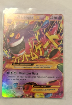 M Gengar EX #35/119 XY - Phantom Forces Pokemon Holo Card - Image 1