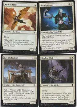 WHITE KOR SOLDIER (FLYING) DECK 40 CARDS N-MINT MTG MAGIC NEW CC-97 - Image 1