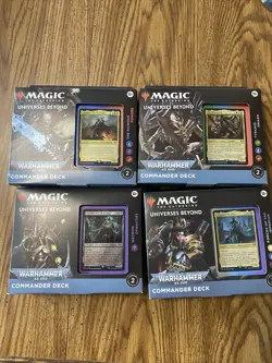 Factory Sealed Magic The Gathering Warhammer 40K Commander Deck Set 195166173474 - Image 1
