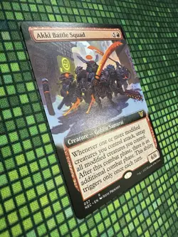 MTG Akki Battle Squad #057 Extended Art Rare Kamigawa: Neon Dynasty (NEO) - Image 2