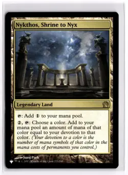 Nykthos, Shrine to Nyx The List 293 LP x1 MTG Magic: the Gathering - Image 1