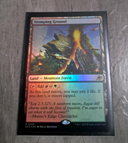 Magic MTG Stomping Ground #258 Edge of Eternities Foil - Image 1