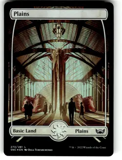 Plains (273) Streets of New Capenna Foil MTG NM - Image 1