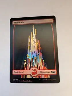 FOIL FULL ART Mountain (279) Streets of New Capenna Foil - Image 1
