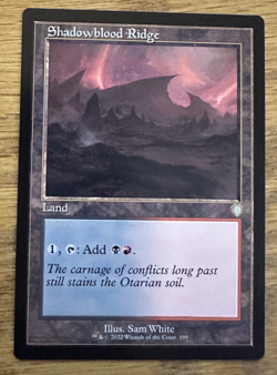 MTG Brothers War Commander, Shadowblood Ridge - Image 1