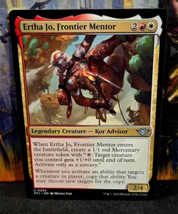 magic the gathering - Ertha Jo, Frontier Mentor - Legendary Creature - Kor - Image 1